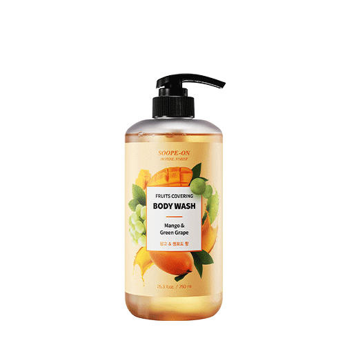 SOOPE-ON Fruits covering bodywash mango and green grape